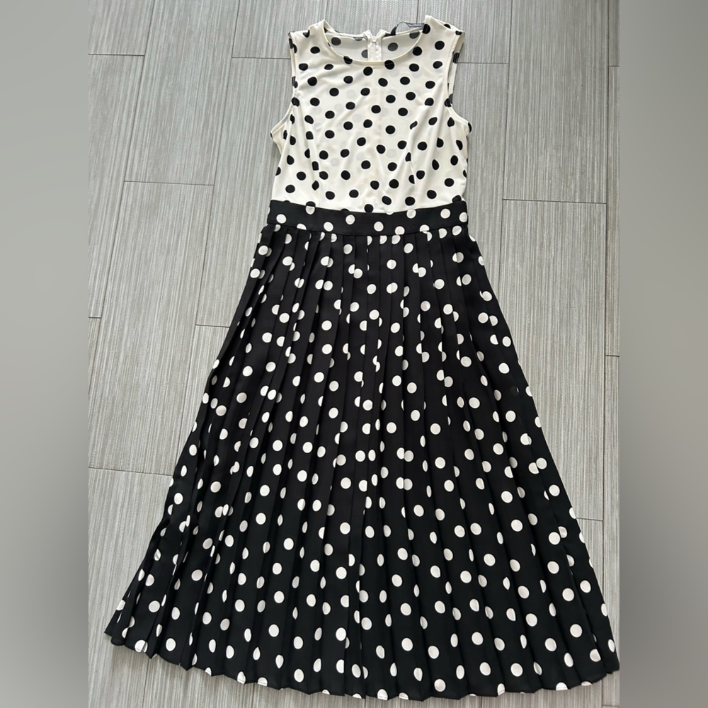Zara new without tags polka dot dress xs - Picture 13 of 14